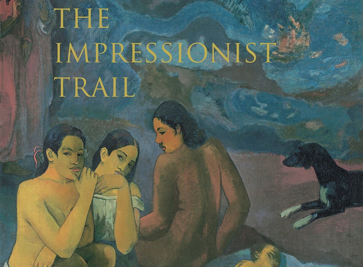 Utsnitt av forsiden til Nils Messel: The Impressionist Trail